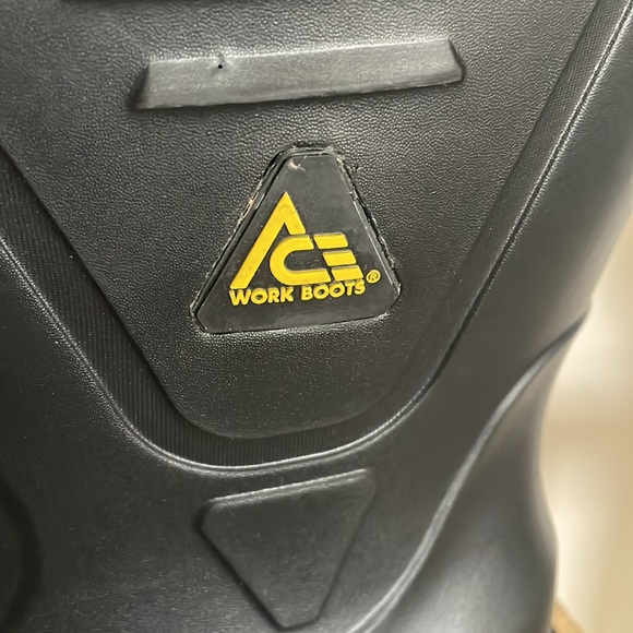 Ace Work Boot Bullfrog Elite Men Black Unisex Slip Resistant Toe Work Boot Sz 13 - Picture 2 of 11